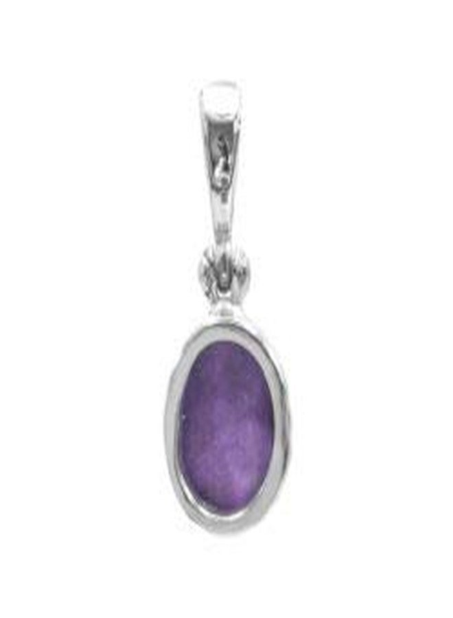 Starborn Oval Sugilite Pendant in 925 Sterling Silver - Image 5