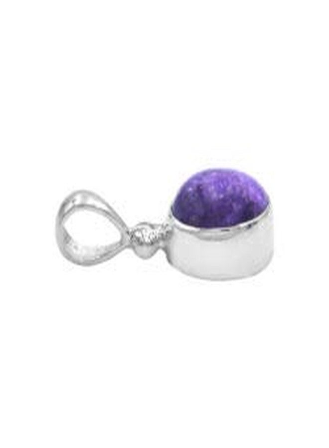 Starborn Oval Sugilite Pendant in 925 Sterling Silver - Image 2