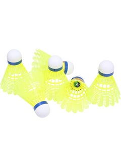 Yonex Mavis 2000 Blue Cap Medium Badminton Shuttlecock 6 Pack, Yellow  - Image 4