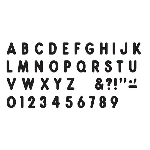 Trend Enterprises TREND Black 7-Inch Billboard Uppercase (EN/SP) Ready Letters, Bulletin Board Decor, 7-Inch, 105 Pieces - Image 2