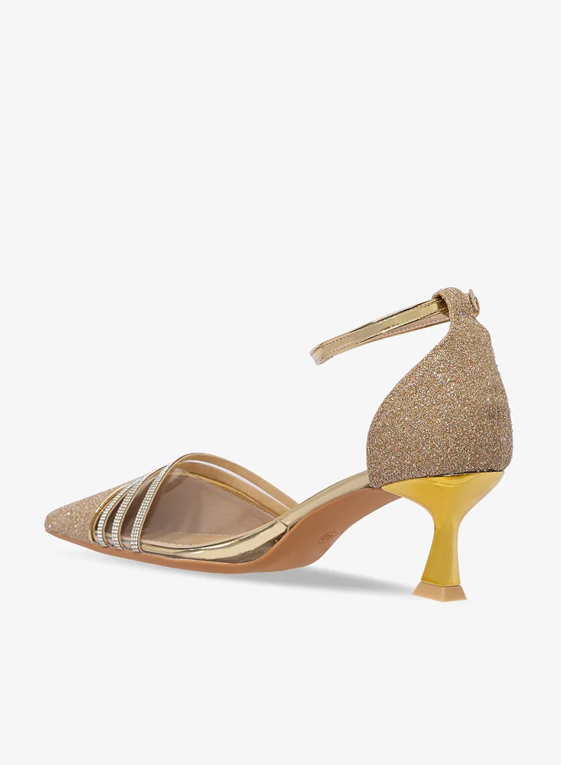 Ella Limited Edition Pointed Toe Pumps With Mid Heel
