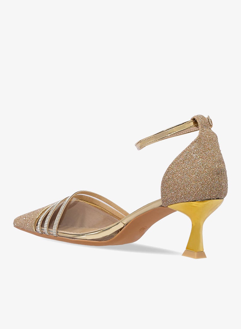 Ella Limited Edition Pointed Toe Pumps With Mid Heel - Image 3