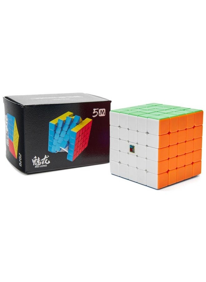 دي إيترنال مكعب مغناطيسي من مويو MFJS Meilong 5M 5X5 مكعب سحري بدون ملصقات (مغناطيسي)  - Image 1