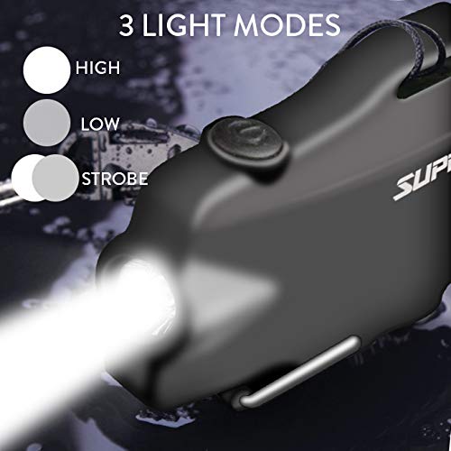 SUPRUS Waterproof 3 Modes of Flashlight Windproof Lighter Dual Arc Electric Rechargeable Dual Arc Plasma Lighters with Survival Emergency Whistle and Lanyard - Image 3
