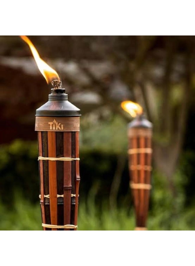 TIKI Royal Polynesian Bamboo Torch - 60-Inch Height with Refillable Canister - Image 5