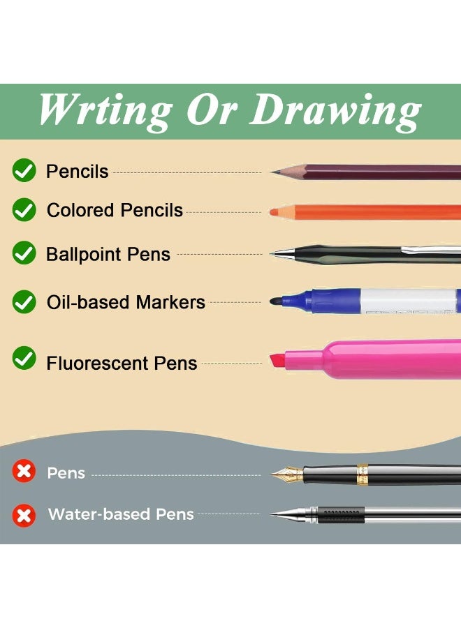 هاسذيب هاستيب® 700 ورقة ملاحظات لاصقة شفافة، وسادات ملاحظات بلاستيكية شفافة ملونة، مقاومة للماء من البولي إيثيلين تيرفثالات، قاعدة زيتية، مناسبة للقلم، ذاتية اللصق، قابلة للإزالة، للمدرسة والمكتب والمنزل والمهام التنظيمية - Image 2