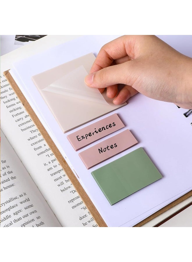هاسذيب هاستيب® 700 ورقة ملاحظات لاصقة شفافة، وسادات ملاحظات بلاستيكية شفافة ملونة، مقاومة للماء من البولي إيثيلين تيرفثالات، قاعدة زيتية، مناسبة للقلم، ذاتية اللصق، قابلة للإزالة، للمدرسة والمكتب والمنزل والمهام التنظيمية - Image 3
