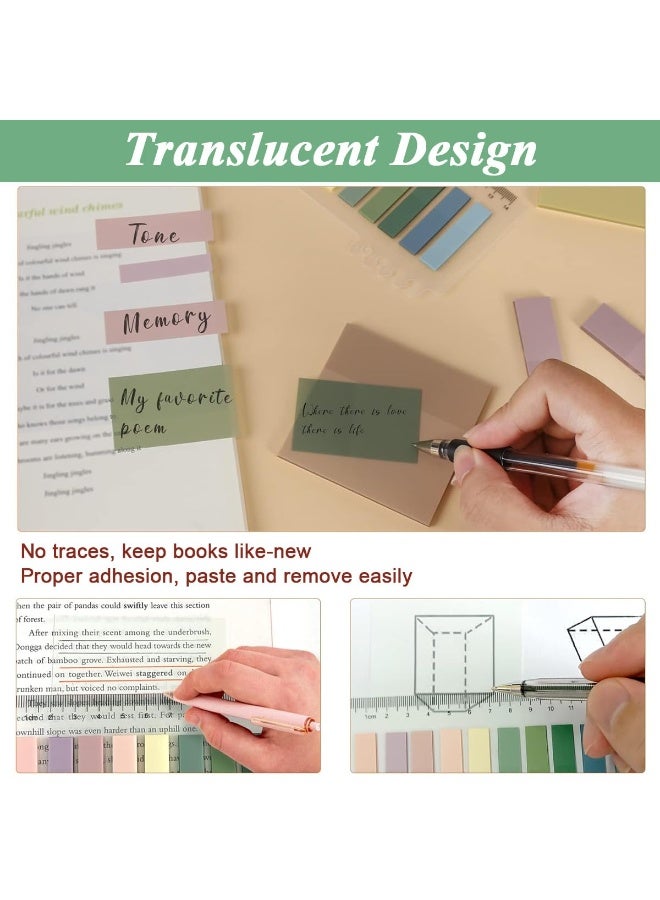 هاسذيب هاستيب® 700 ورقة ملاحظات لاصقة شفافة، وسادات ملاحظات بلاستيكية شفافة ملونة، مقاومة للماء من البولي إيثيلين تيرفثالات، قاعدة زيتية، مناسبة للقلم، ذاتية اللصق، قابلة للإزالة، للمدرسة والمكتب والمنزل والمهام التنظيمية - Image 4