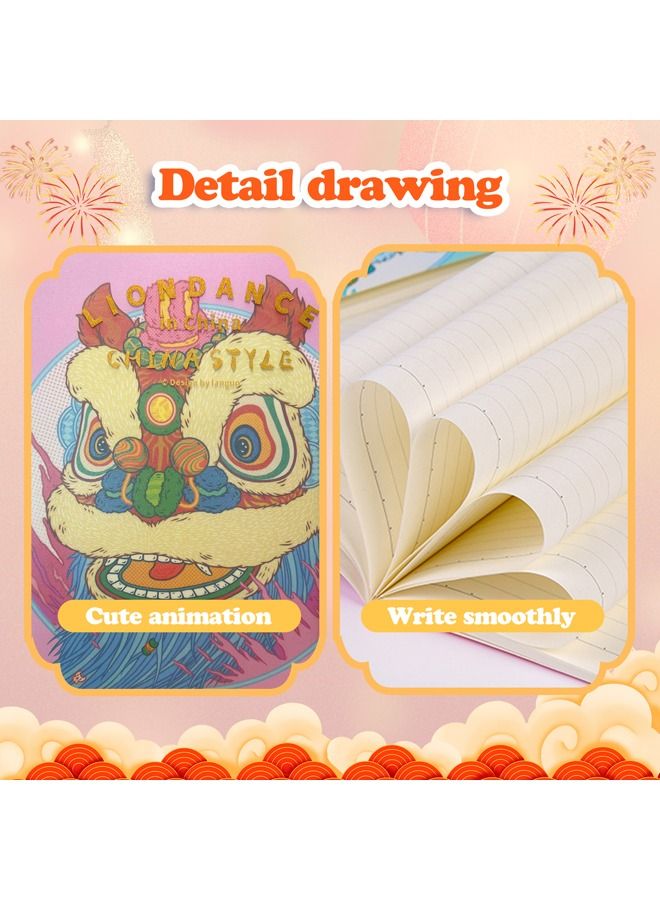 XIANGYU Animal Pattern Printing Agenda Hard Cover Spiral Notebook Daily Weekly Planner With Elastic Band  - Image 3