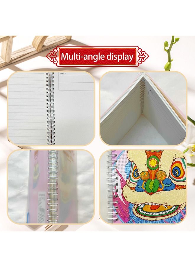 XIANGYU Animal Pattern Printing Agenda Hard Cover Spiral Notebook Daily Weekly Planner With Elastic Band  - Image 5