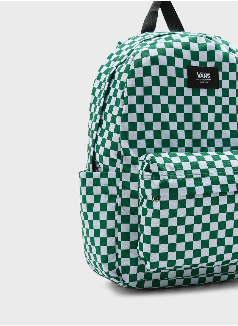 VANS Old Skool Grom Check Backpack  - Image 3