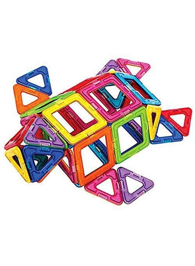 فنبلاست مجموعة مكعبات البناء المغناطيسية ثلاثية الأبعاد من فن بلاست، 52 قطعة، قابلة للتكديس والموازنة، لتنمية مهارات العقل، لعبة ألغاز تعليمية إبداعية للأطفال (متعددة الألوان) - Image 3