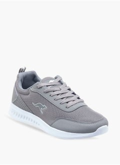 Men's Logo Detail Sports Shoes with Lace-Up Closure