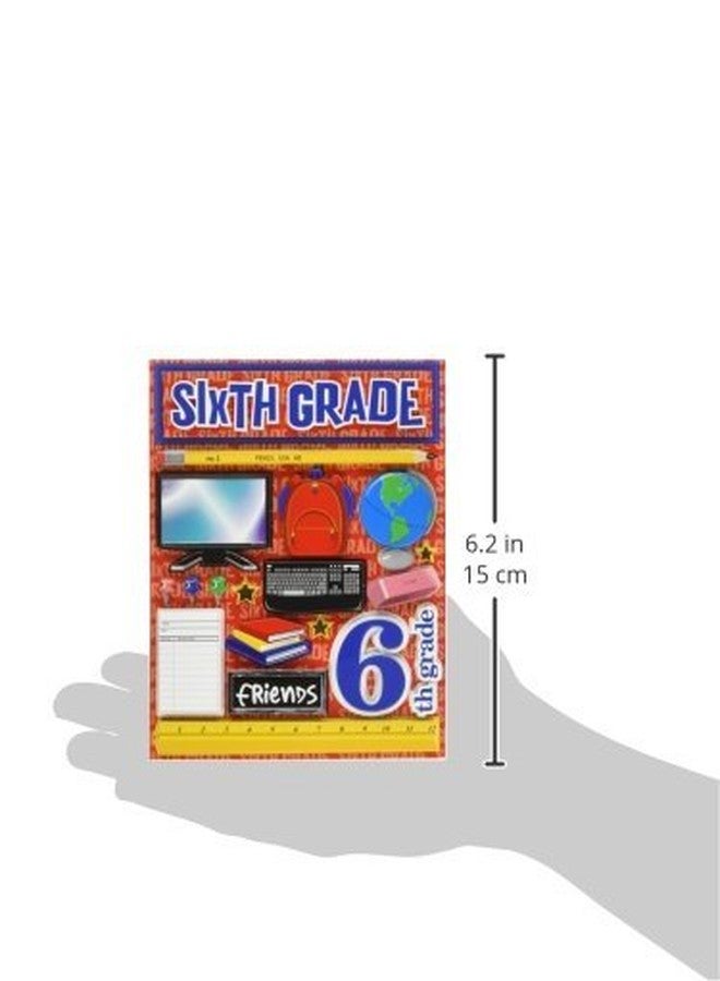Reminisce Making The Grade 3-Dimensional Sixth Grade Sticker - Image 2