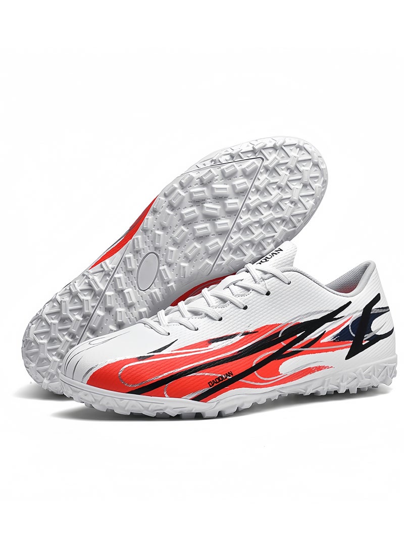 SKT Shiketro Low-Top Football Shoes With Short Nails For Artificial Turf For Teenagers And Students, Outdoor Training Shoes For Men And Women - Image 1