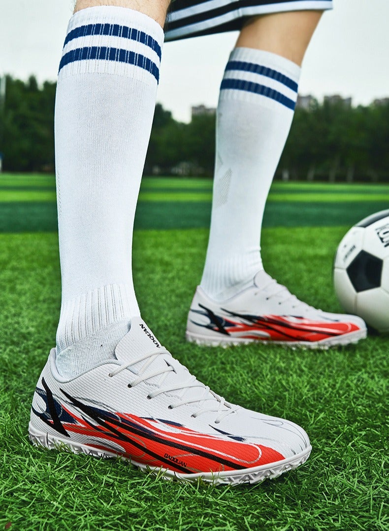 SKT Shiketro Low-Top Football Shoes With Short Nails For Artificial Turf For Teenagers And Students, Outdoor Training Shoes For Men And Women - Image 4