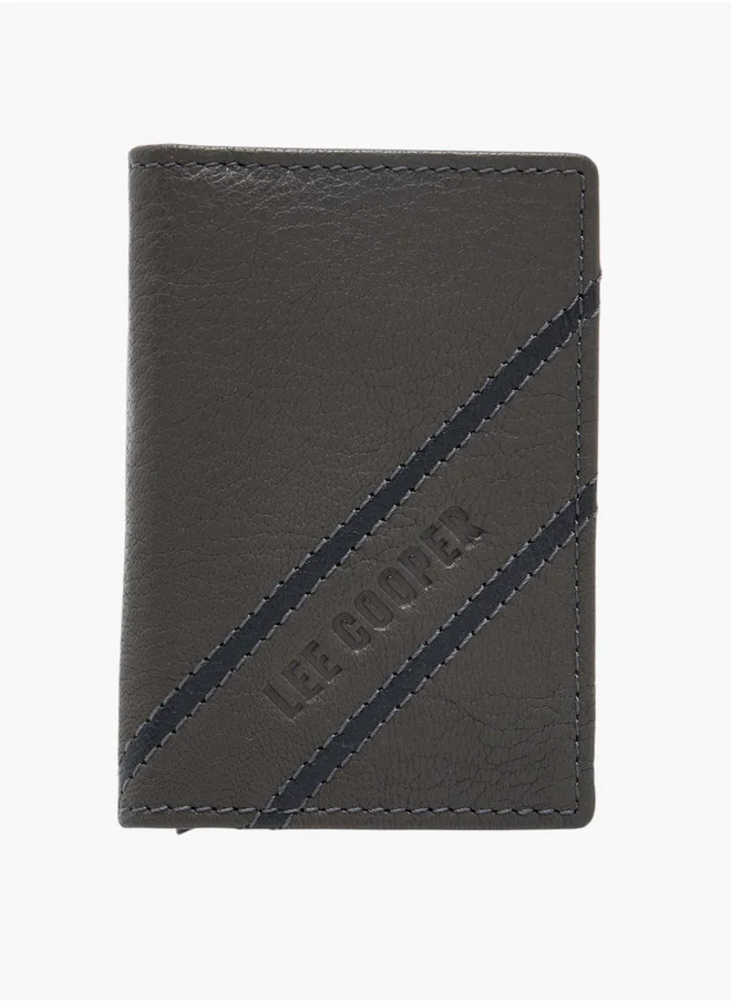 Lee Cooper Men's Solid Bi-Fold Cardholder