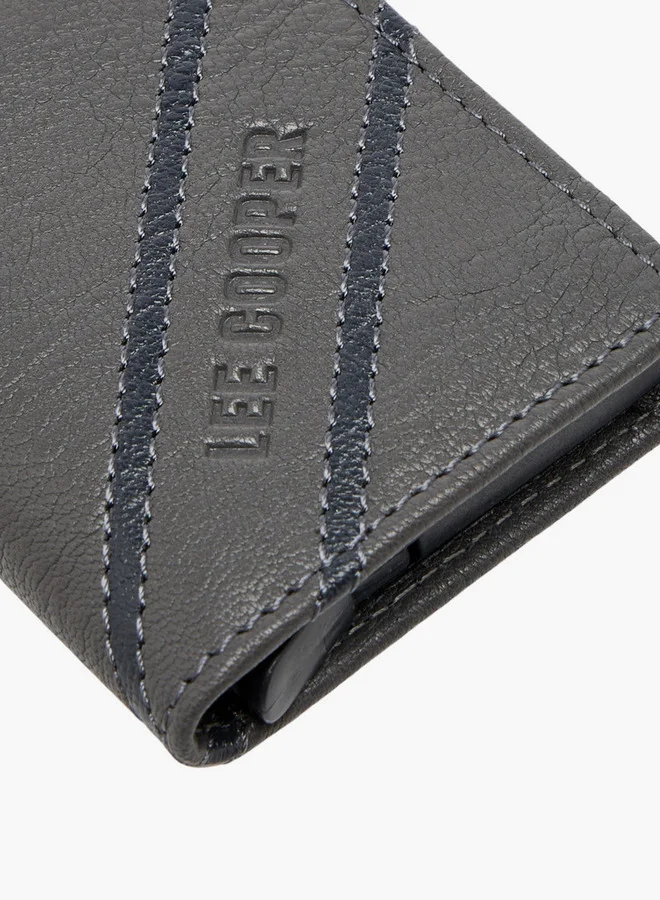 Lee Cooper Men's Solid Bi-Fold Cardholder