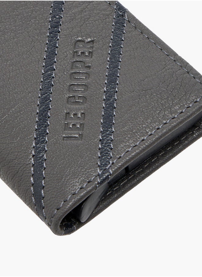 Lee Cooper Men's Solid Bi-Fold Cardholder  - Image 4