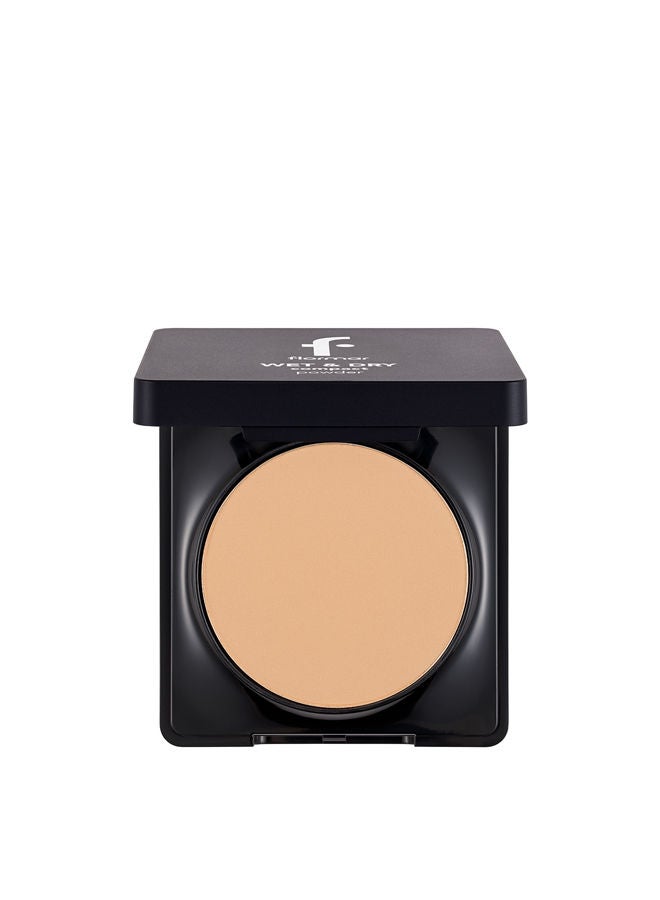 flormar Wet & Dry Compact Powder 010 Apricot - Image 1