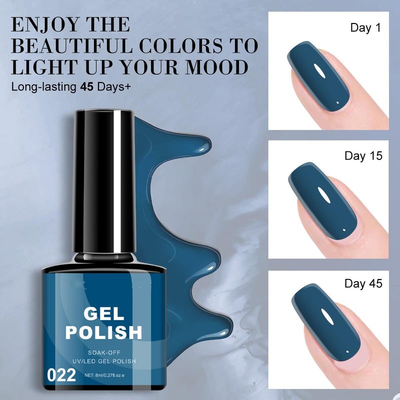 Practical build Blue Nail Polish Kit - 2026 New 9 Colors Nude Gel Polish Set with Adhesive Nail Stickers and Tool, Blue Tones Neutral Soak Off Gel Nail Kit, Nail Art Manicure Salon DIY Soak Off Kit Multi usage Safe approved storage space Consistent single item quality Proper storage environment Multi-price design picks Locally packed stock Comfort grip Ready post purchase fulfill Multiple design variants Flexible purchase choices High strength upgraded material Wide daily application All consumer tier purchase options Various size alternatives Simplified versatile design Wide use compliant quality Well-engineered versatile build Widely used design All need matching options Advanced compact design Any KSA address orderable Light precision processed material Global production standard crafted Scratch resistant - Image 5