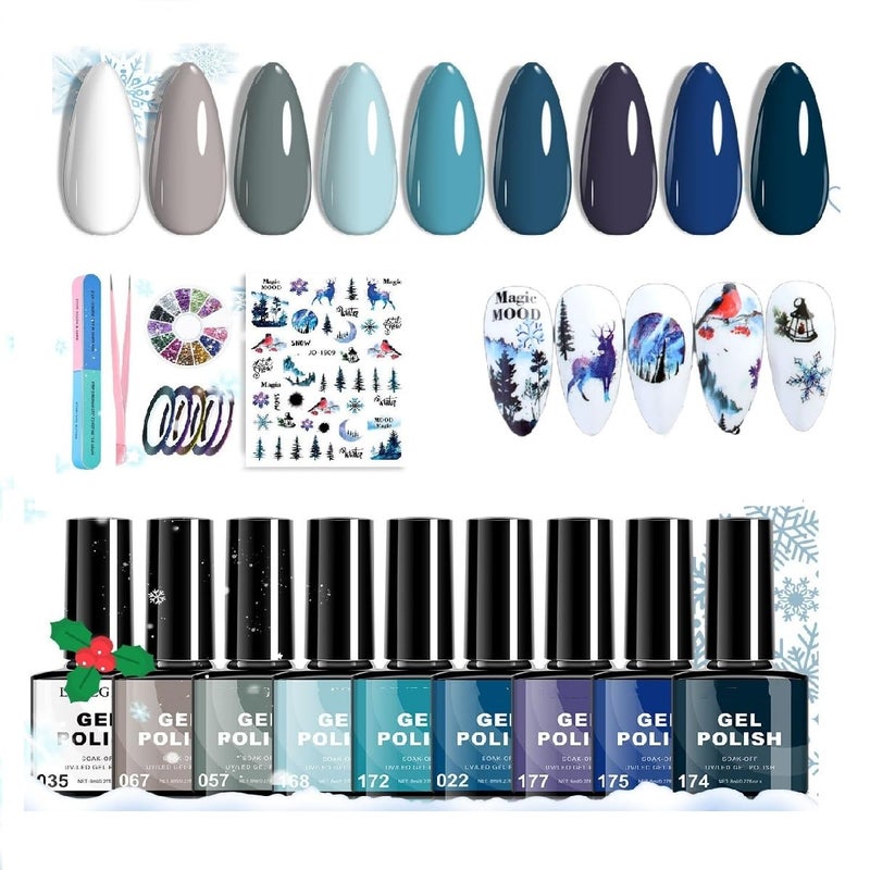 Practical build Blue Nail Polish Kit - 2026 New 9 Colors Nude Gel Polish Set with Adhesive Nail Stickers and Tool, Blue Tones Neutral Soak Off Gel Nail Kit, Nail Art Manicure Salon DIY Soak Off Kit Multi usage Safe approved storage space Consistent single item quality Proper storage environment Multi-price design picks Locally packed stock Comfort grip Ready post purchase fulfill Multiple design variants Flexible purchase choices High strength upgraded material Wide daily application All consumer tier purchase options Various size alternatives Simplified versatile design Wide use compliant quality Well-engineered versatile build Widely used design All need matching options Advanced compact design Any KSA address orderable Light precision processed material Global production standard crafted Scratch resistant - Image 1