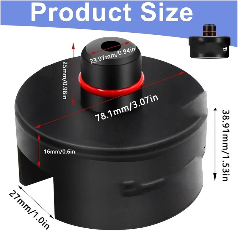 QASULER Rubber Pad Jack Stand Adapter Pucks - Image 3