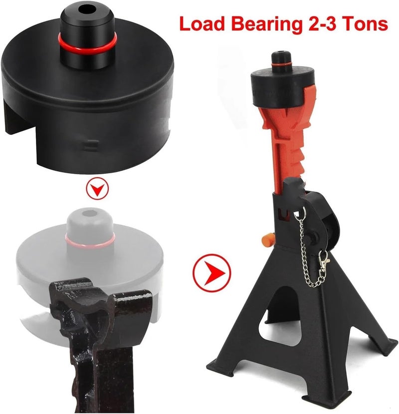 QASULER Rubber Pad Jack Stand Adapter Pucks - Image 4