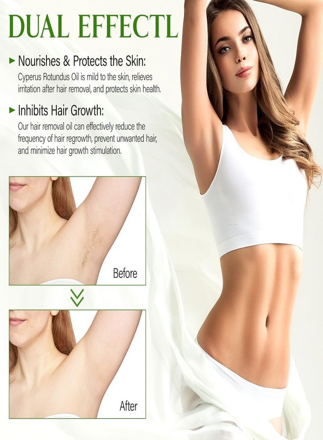 GOGIFTGO Cyperus Rotundus Oil,Cyprus Rotundus Oil for Hair Removal,Cyperus Oi-l Natural, Soothing and Gentle,Reducing Body Hair Growth,Smooth Skin & Hair Removal,60ml (2pcs - Image 3