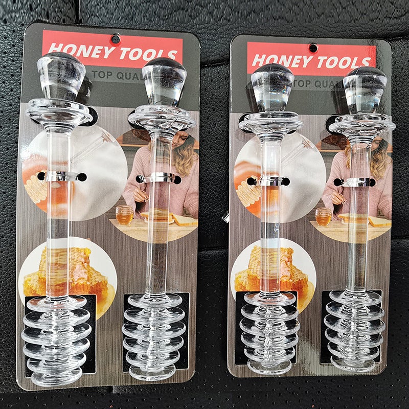 Transparent Honey Stir Stick 20g New Transparent/White 