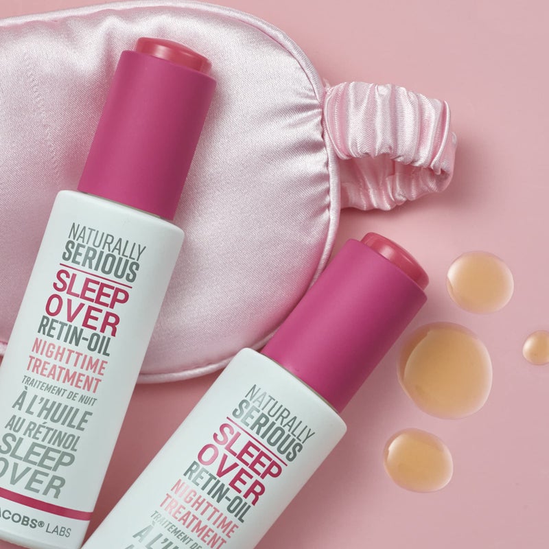 Naturally Serious | Sleepover Retin-Oil Nighttime Treatment, Vegan Retinol Oil, Anti-Aging Oil For Face, Vegan Skincare, Cruelty-Free Skincare - Image 3