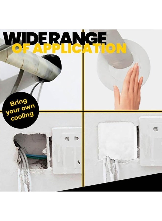 عجينة ملء الفراغات المانعة للتسريب – الحل السريع لكل الإصلاحات! متعددة الاستخدامات – مثالية لسد الفتحات والفجوات في مواسير التكييف، المياه، وفتحات الكهرباء (3pcs) - Image 4