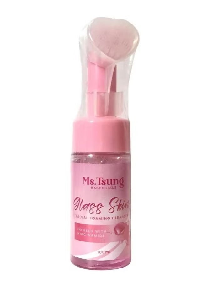 Ms Tsung Essentials Glass Skin Facial Foaming Cleanser 100ml  - Image 1