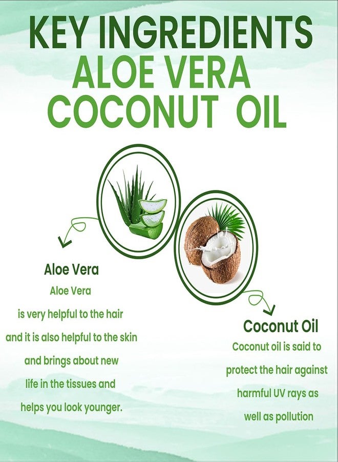 TRUNEXT Aloe Vera Coconut For Moisturizes and Nourishes Dry Damaged Hair Oil (200 ml) - Image 5