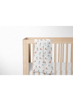 MOM'S HOME Baby Swaddle Blanketlarge Size Organic Muslin Cotton100X100 Cmpack Of 2Cat And Jungle Safari  - Image 3