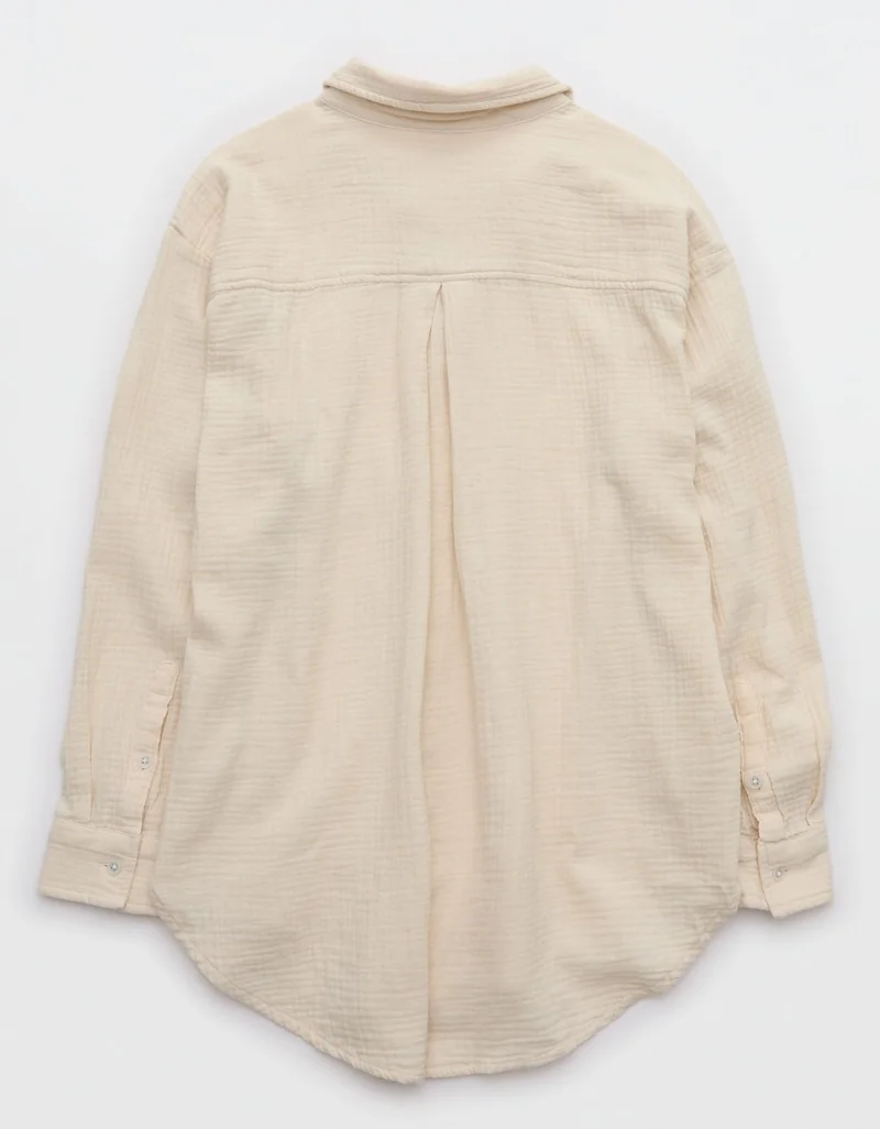 Aerie  Aerie Day-Off Cover Up Shirt for Women | Best Price UAE