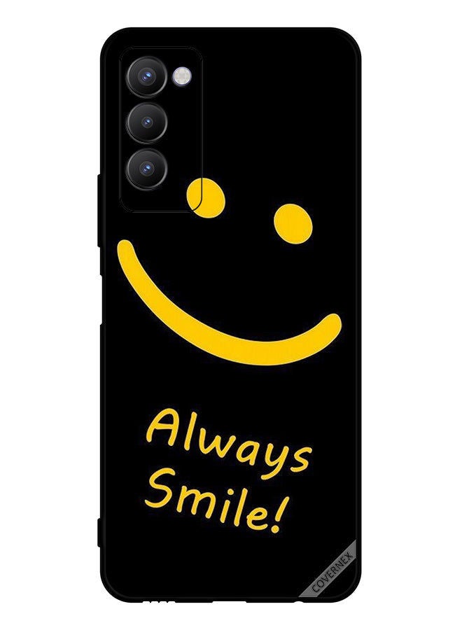 Covernex Protective Case Cover For Tecno Camon 18 P Always Smile Emoji - Image 1