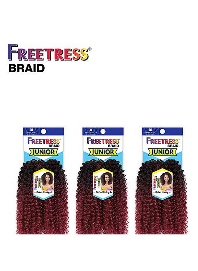 FreeTress Braids - Freetress Braid Crochet And Latch Hook Boho Kinky Jr Junior (3Pack Ot30) - Image 1
