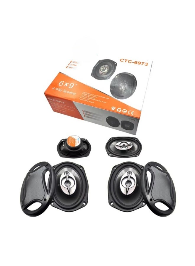 CGS 6x9 inch 4-channel 1000W speaker kit with quad splitter CTC-6973 - Image 1