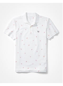 AE Printed Flex Pique Polo Shirt