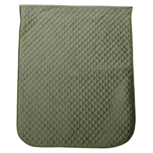 KINGLY Velvet Quilted L-Shape 5 Seater (3+2) Universal Sofa Protector – Premium Non-Slip Fit, Machine Washable Couch Mat for L-Shaped Sofa Set in Living Room (Green, 2pc Set – 23x27 & 69x27) - Image 5