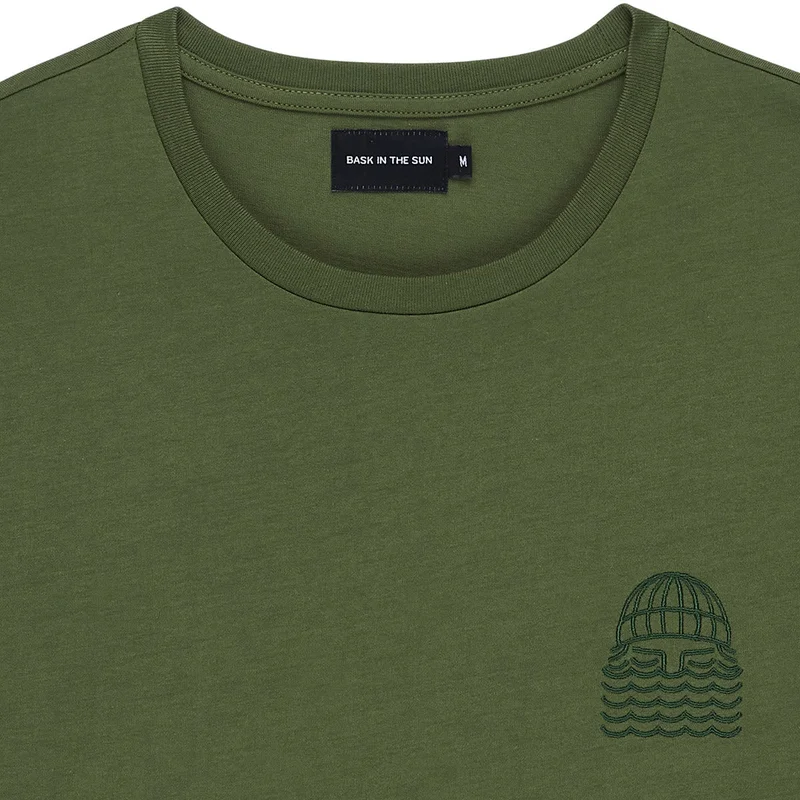 Bask in the Sun Mini to the sea Kiwi T-Shirt 100% Organic Cotton