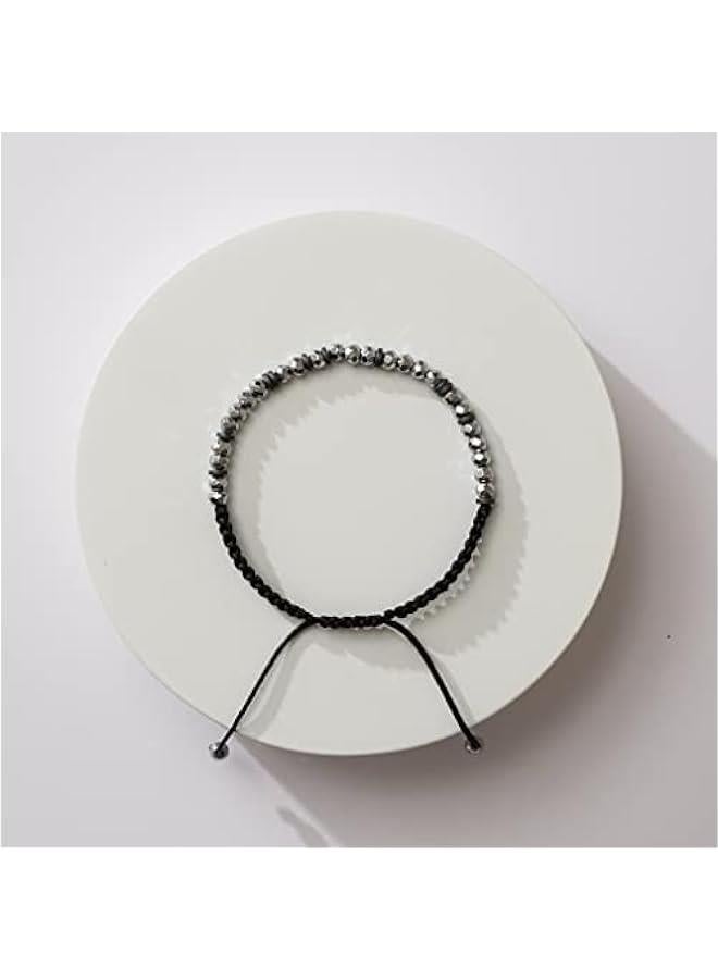 Arabest Motivational Secret Message Morse Code Bracelets for Women Men Birthday  Gifts for Daughter Mom Dad Sister Jewelry Adjustable Beaded Wrap Bracelet - Image 4