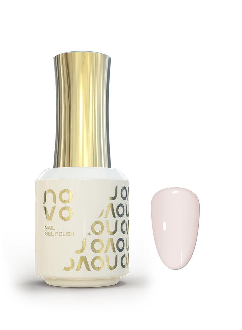 Novo Rubber Base Gel, 2 in 1 Gel Nail Polish Soak Off UV LED Nail Lamp, Nail Art Design for Women 12ml NB1# Nude Beige - Image 1