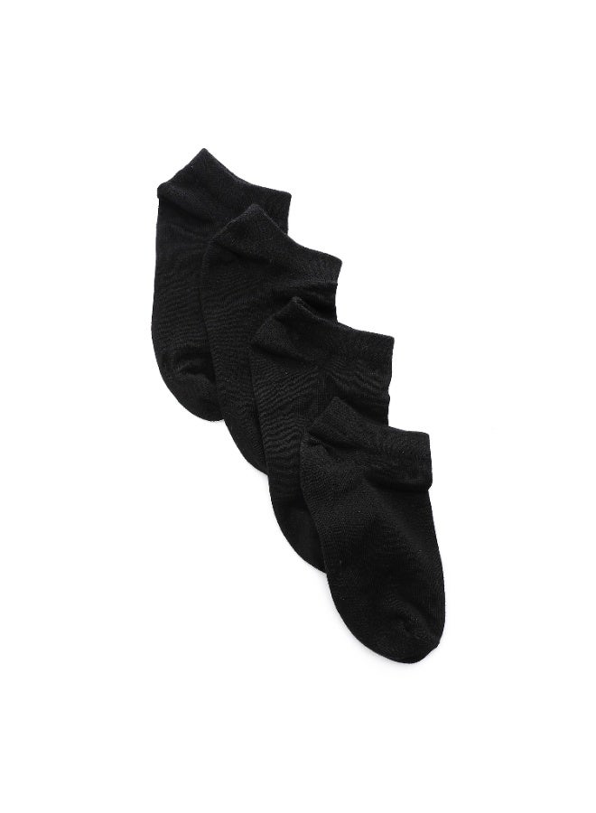 Andora Set of 3 Plain Uncle Socks _ Black - Image 3