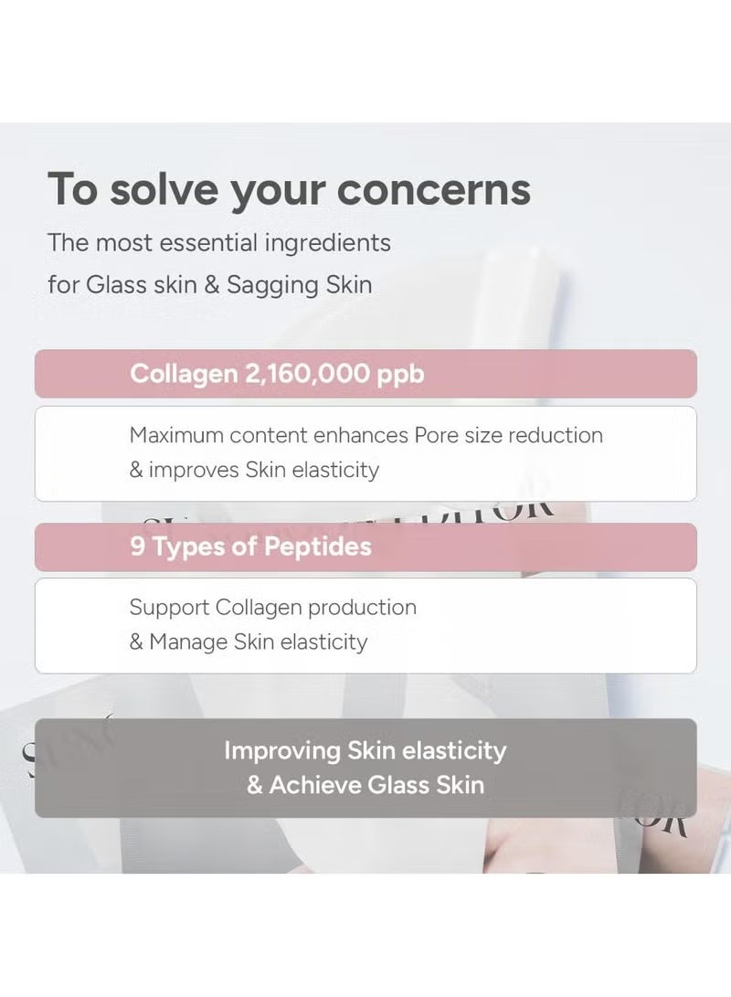 SUNGBOON EDITOR Deep Collagen Overnight mask 37gx4ea | Original Hydrating Collagen Face Mask | Real Collagen 2,160,000PPB for Elasticity |TikTok Trend Items Korean Skin Care - Image 5