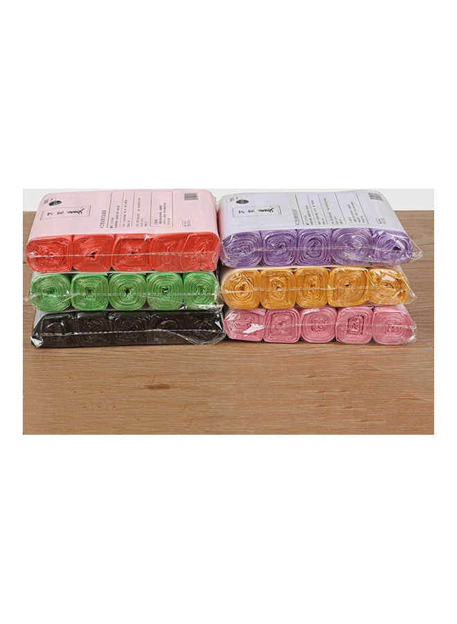 5-Piece Trash Disposal Garbage Bag Mix Color 12x5x5cm - Image 5