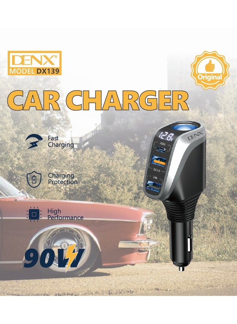 Denx 90W Fast Car Charger - Image 5