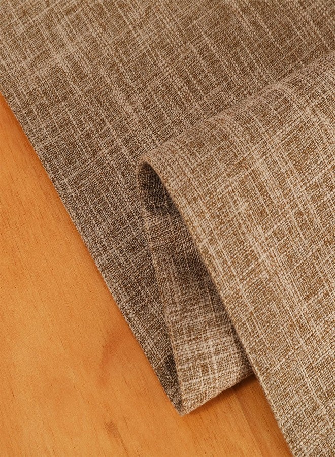 Jeloris Burlap Farmhouse Cotton Linen Table Runner, Rustic Woven Solid Color Table Runner for Dining, Kitchen, Holiday, Halloween, Christmas, Party (12x70 inch, Khaki) - Image 4