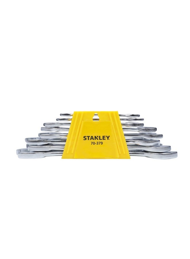 Stanley STANLEY 70-379E 8-piece Matte Finish Chrome Vanadium Steel Double Open-End Spanner Set with Maxi-Drive System, Anti-Slip & Anti-Corrosion properties, GREY  - Image 4